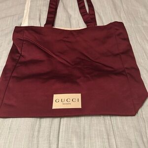 Gucci Red Tote Bag